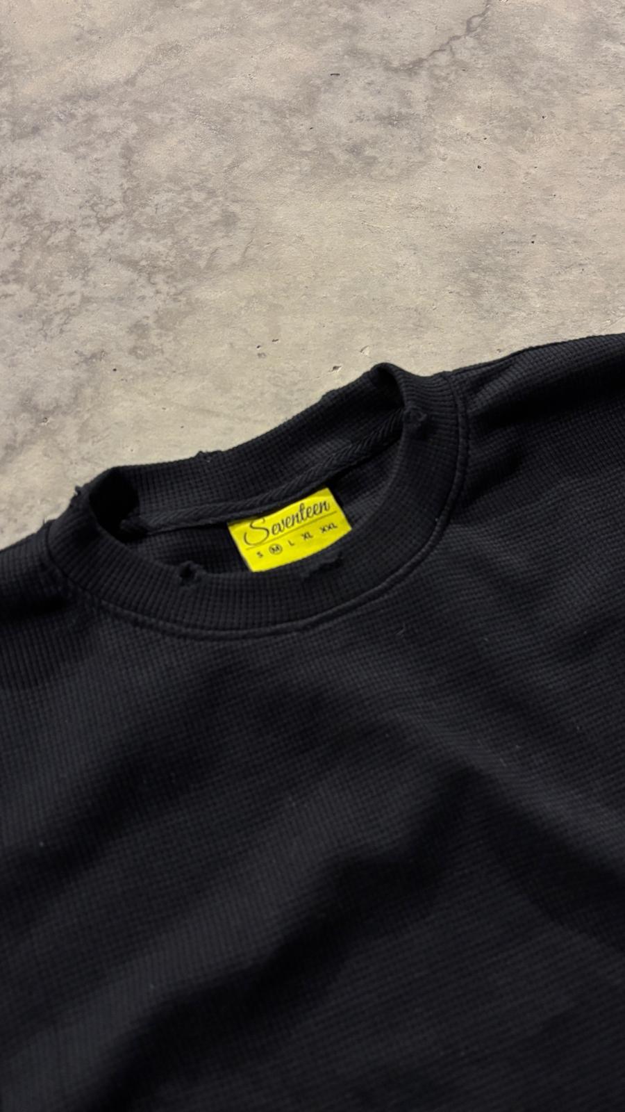 THERMAL WAFFLE BLACK
