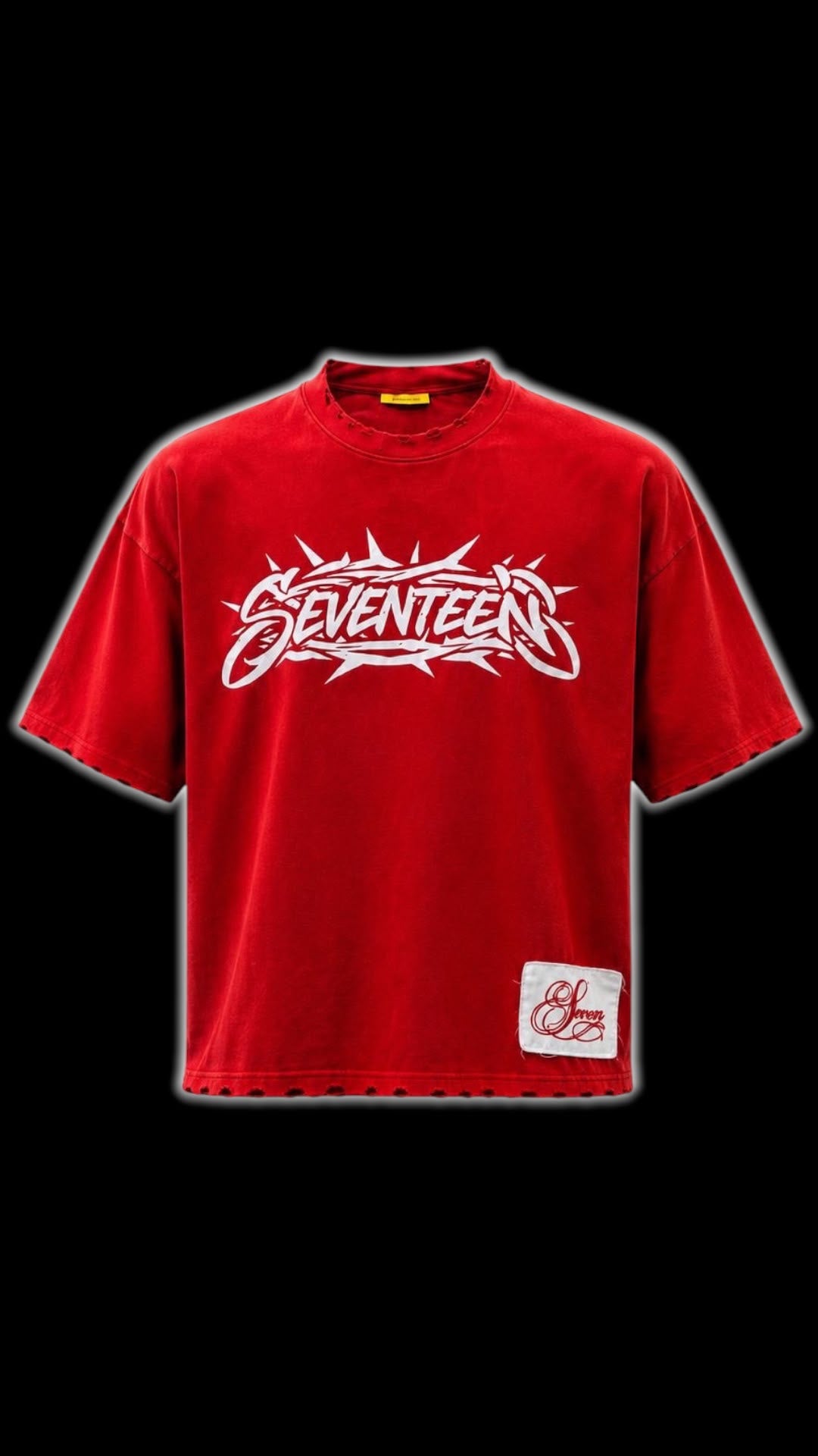 TEE JESUS RED ACID WASH