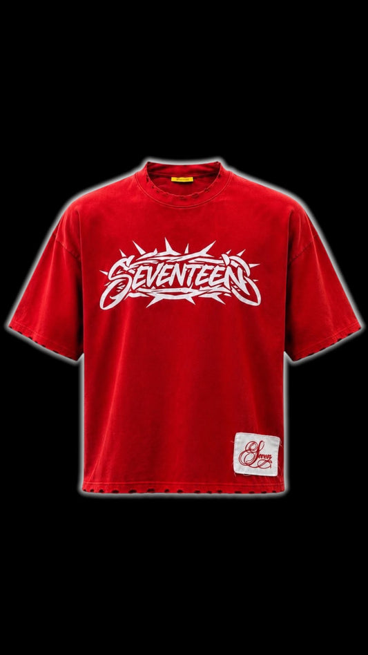 TEE JESUS RED ACID WASH