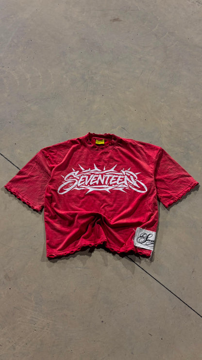 TEE JESUS RED ACID WASH