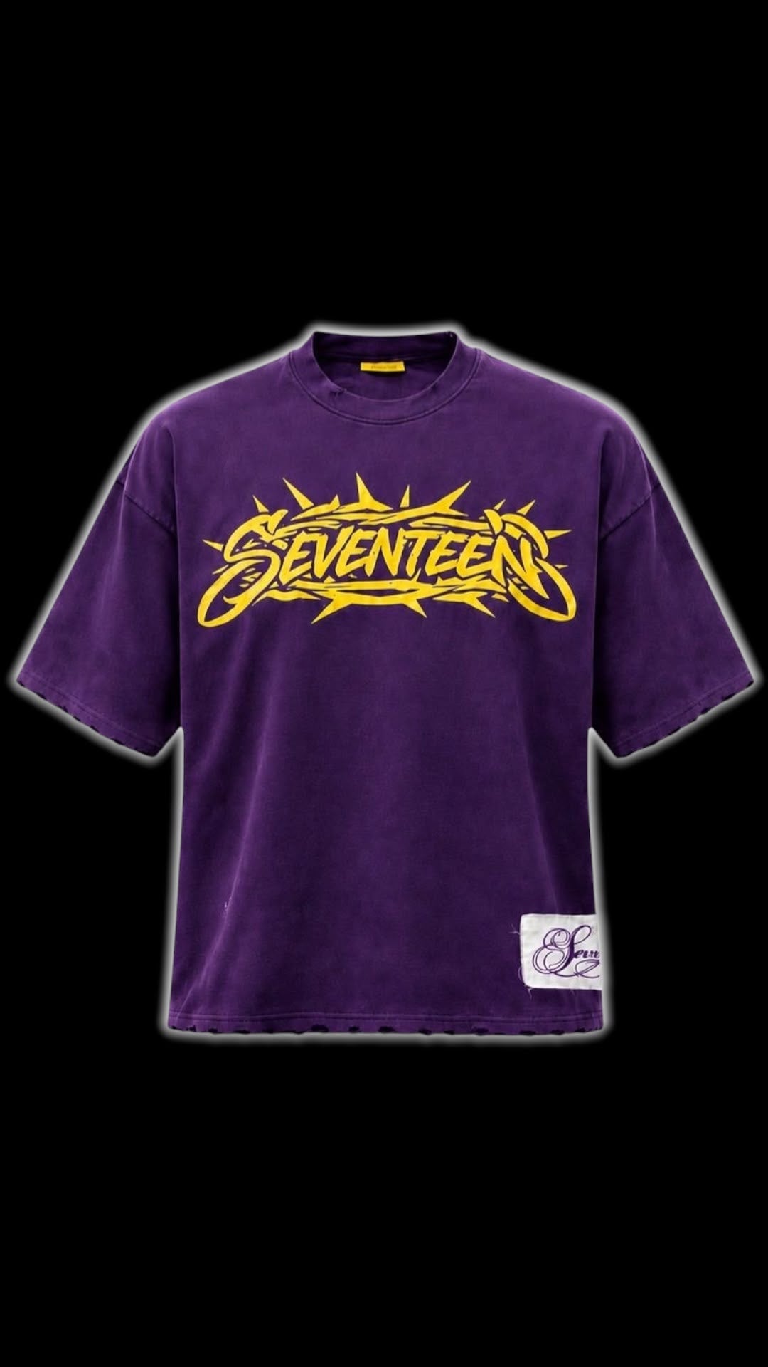 TEE JESUS PURPLE ACID WASH