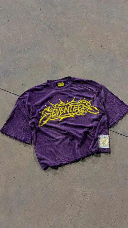 TEE JESUS PURPLE ACID WASH